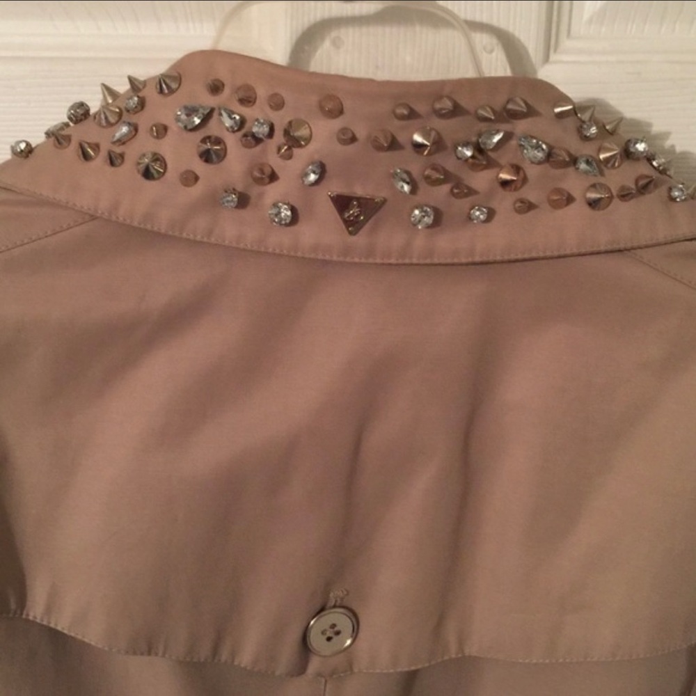 Amazing Spiked, Studded && Sparkly Trench Coat - Picture 8 of 8